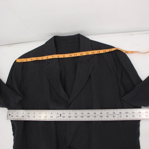 Hugo Boss Sport Coat mens 40 Solbiati Linen 3 Button patch pockets unstructured - Picture 8 of 13